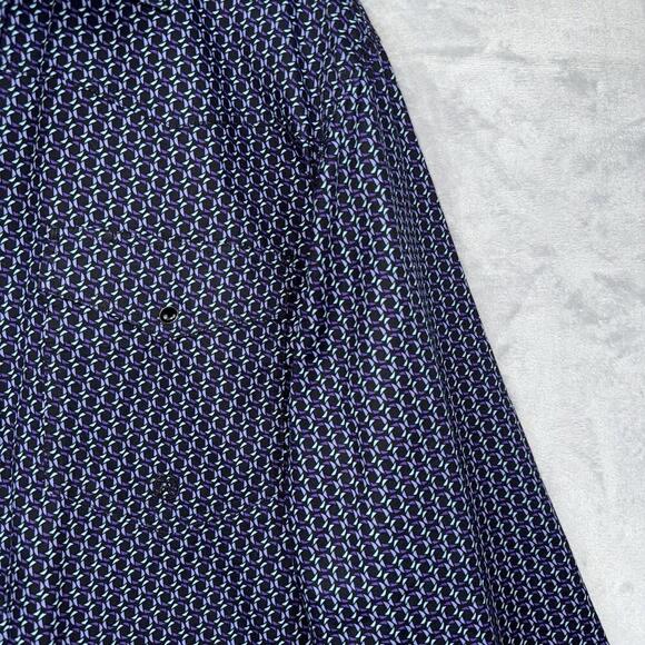 Roper Western Shirt Men’s L Snap Button geometric Patterned Long Sleeve Cowboy - Picture 3 of 12